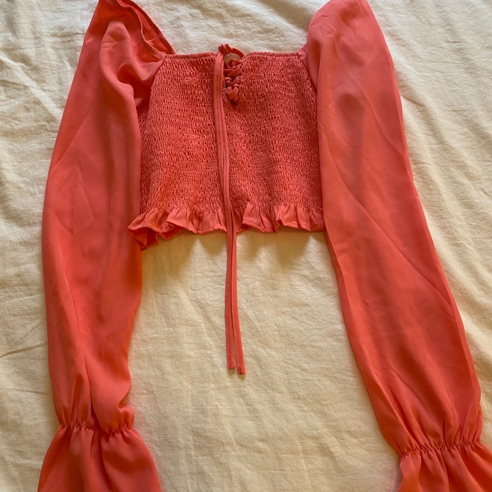 Pink blouse